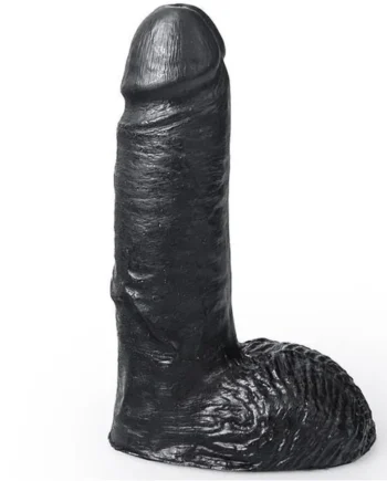 Hung system realistic dildo color black cesar 19cm