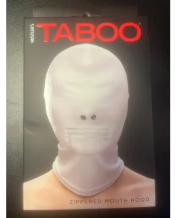 Hustlers Taboo Zippered Mouth Hood