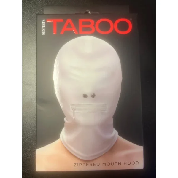 Hustlers Taboo Zippered Mouth Hood