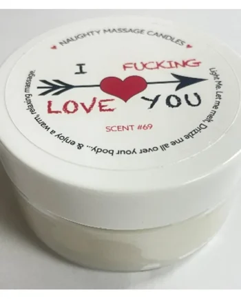I F-Ing Love You Massage Candle - Madagascar Vanilla 1.7 Oz