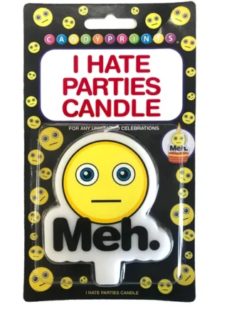 I Hate Parties Meh Candle by Little Geenie