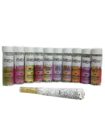 Ice Kream THC-A 5pk Pre-Rolls Coated W/Diamonds Smarties