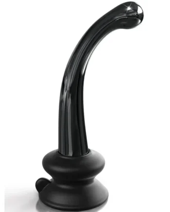 ICICLES - N. 87 GLASS DILDO WITH SUCTION CUP
