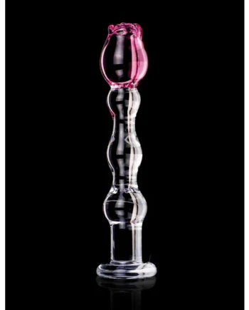 Icicles No. 12 - Clear / Pink