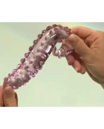 Icicles No 24 Glass G-Spot Dildos 6 Inch Pink