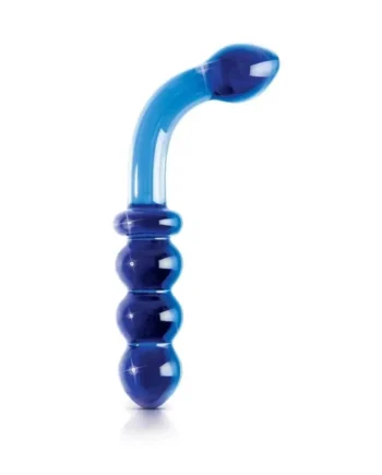 Icicles® No. 31 Double-Sided Glass G-Spot Massager and Anal Probe