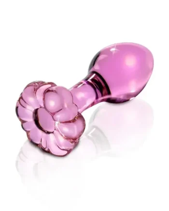Icicles® No. 48 Flower Glass Anal Plug
