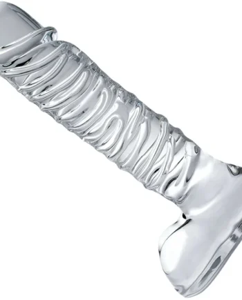 Icicles No. 63 Clear Glass Realistic Dildo