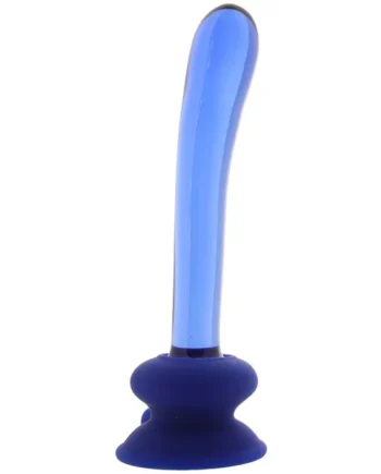 Icicles No. 89 Glass Dildo in Blue
