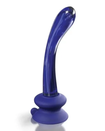 Icicles® No. 89 Suction Cup G-Spot Glass Dildo
