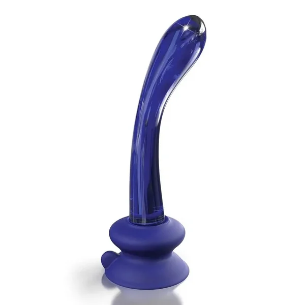 Icicles® No. 89 Suction Cup G-Spot Glass Dildo