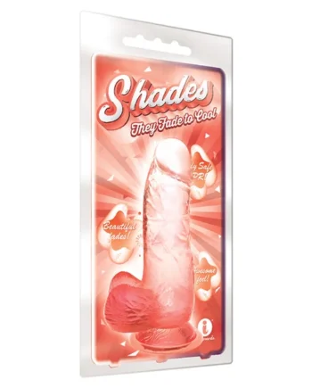 Icon Brands - Shades 6 Inch Dildo - Coral