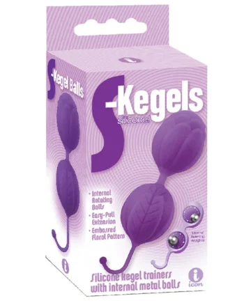 Icon Brands - S-Kegels Silicone Kegel Balls - Purple