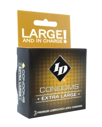 ID EXTRA LARGE CONDOM 3PK