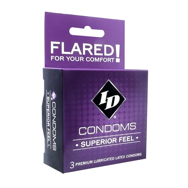 ID SUPERIOR FEEL CONDOM 3PK (out August)
