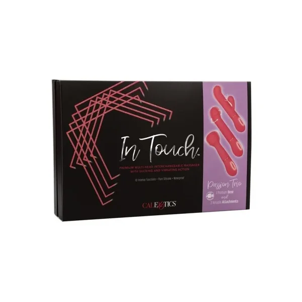 In Touch Passion Silicone Clitoral Stimulator and G-spot Vibrator Trio Set