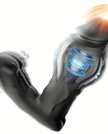 Inflatable Anal Vibrator With 3 Expanding 10 Vibratin Heating Butt Plug Sex Toy