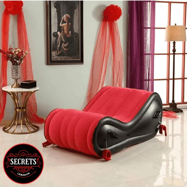 Inflatable BDSM Sex Couch & Cuffs Sex Furniture