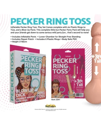 Inflatable Pecker Ring Toss