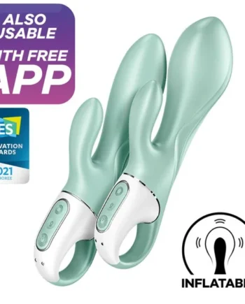 Inflatable Rabbit Vibe Air Pump Bunny 5 with APP Satisfyer Connect
