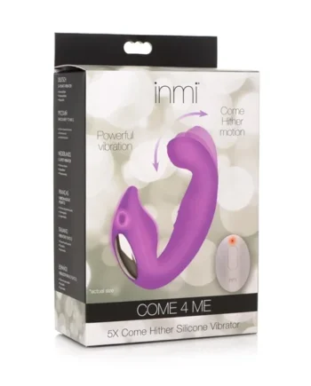 Inmi Come 4 Me 5X Come Hither Vibrator w/ Remote Control