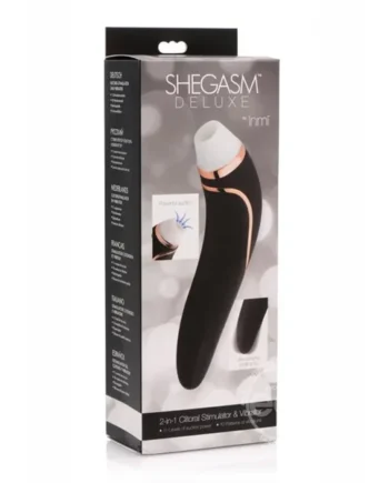 Inmi Shegasm Deluxe 2-in-1 Clit Stimulator & Vibrator