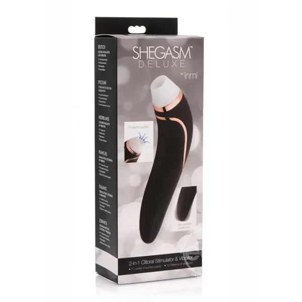 Inmi Shegasm Deluxe 2-in-1 Clit Stimulator & Vibrator
