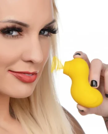 INMI SHEGASM SUCKY DUCK CLITORAL STIMULATOR YELLOW