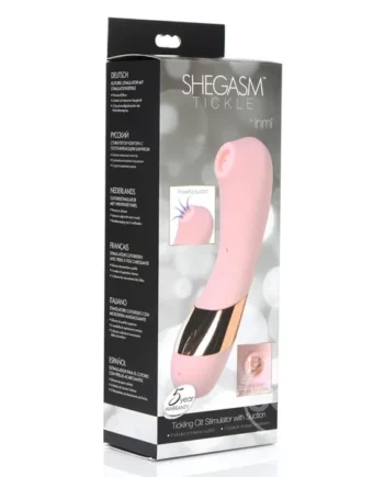 Inmi Shegasm Tickle Tickling Stimulator with Suction