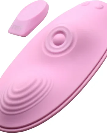 Inmi The Pulse 28X Pulsing & Vibrating Silicone Waterproof Rechargeable Grinder With Remote - Pink