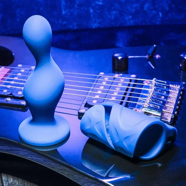 Ins & Outs Vibrating Stoker & Dildo Set