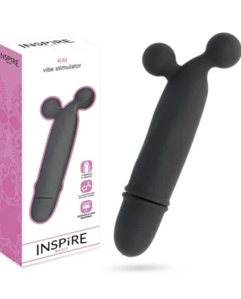 Inspire basic kai vibe stimulator black sex toy 10 mode vibration massager