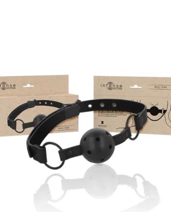 INTENSE - FETISH VEGAN LEATHER BALL GAG