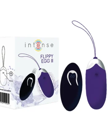 INTENSE - FLIPPY II VIBRATING EGG WITH REMOTE CONTROL PURPLE