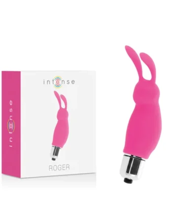 Intense rabbit roger pink small sex toy powerful vibration stimulator g-spot