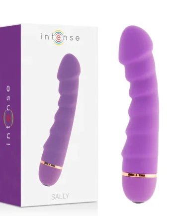 Intense sally 20 speeds silicone purple dildo vibrator sex toy women stimulating