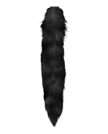 Interchangeable Black Fox Tail