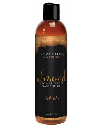INTIMATE EARTH ALMOND MASSAGE OIL 8 OZ