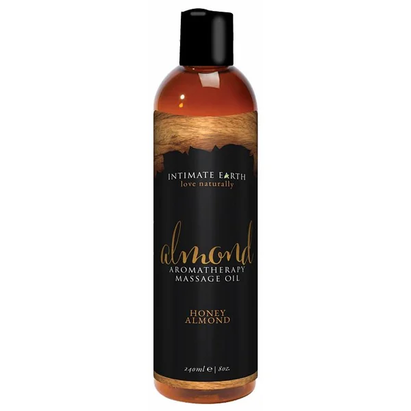 INTIMATE EARTH ALMOND MASSAGE OIL 8 OZ