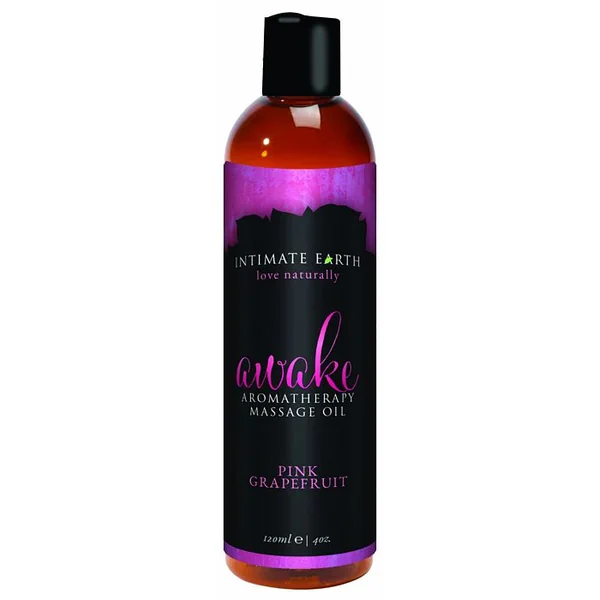 INTIMATE EARTH AWAKE MASSAGE OIL 4OZ