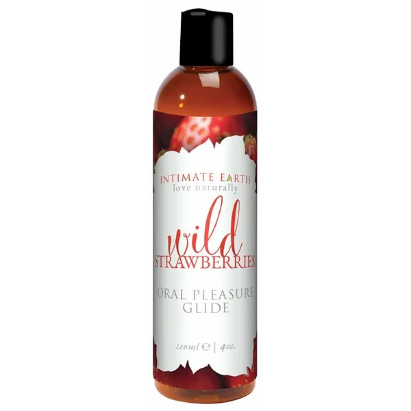 INTIMATE EARTH GLIDE STRAWBERRY 4 OZ