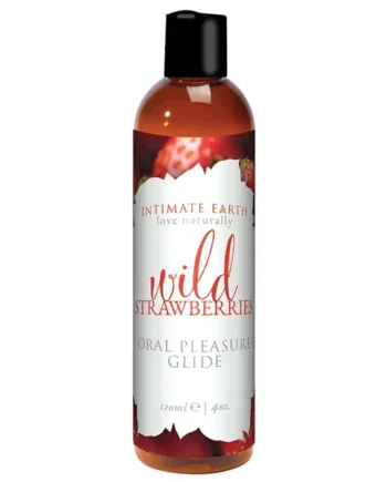 Intimate Earth Succulent Strawberries Flavored Glide 120 ml/4 oz