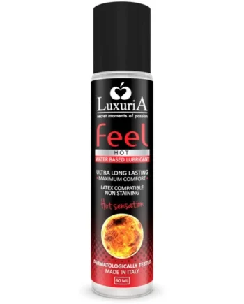 INTIMATELINE - LUXURIA FEEL HOT SENSATION WATER BASED LUBRICANT 60 ML