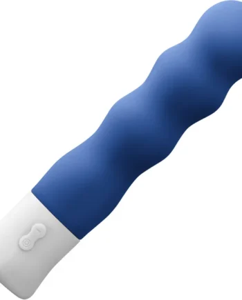 Inya Shake Rechargeable Silicone Rumbling Vibrator - Blue