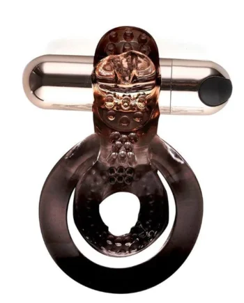 JAYDEN ROSE GOLD RECHARGEABLE VIBRATING ERECTION RING