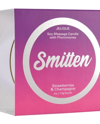 Jelique Massage Candle Smitten Strawberry & Champagne 4oz