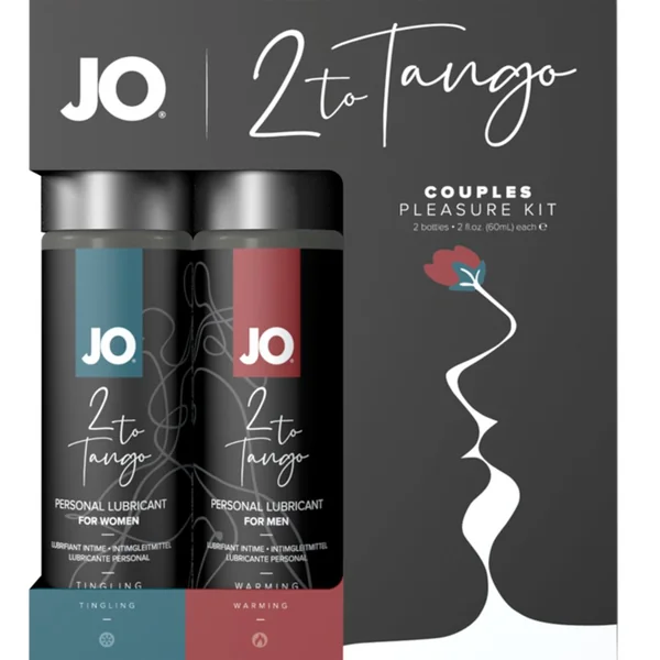 Jo 2 To Tango Couples Kit Warming & Cooling Lubricant 20z