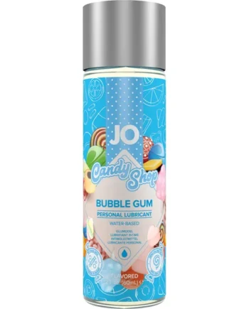 JO H2O Candy Shop Bubble Gum Flavored Water Based Personal Lubricant 2 fl oz