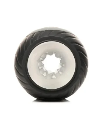 JOCK 10X Vibrating and Squeezing Masturbator – Black/Grey/Clear