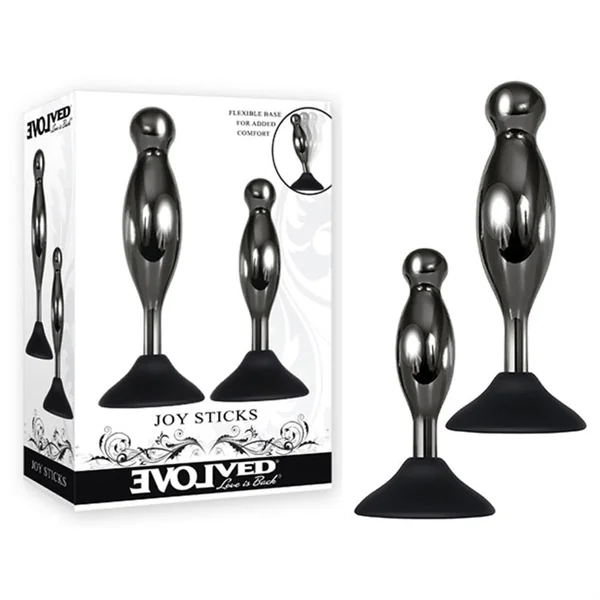 Joy Sticks Anal Plug Kit 2pk by Evolved